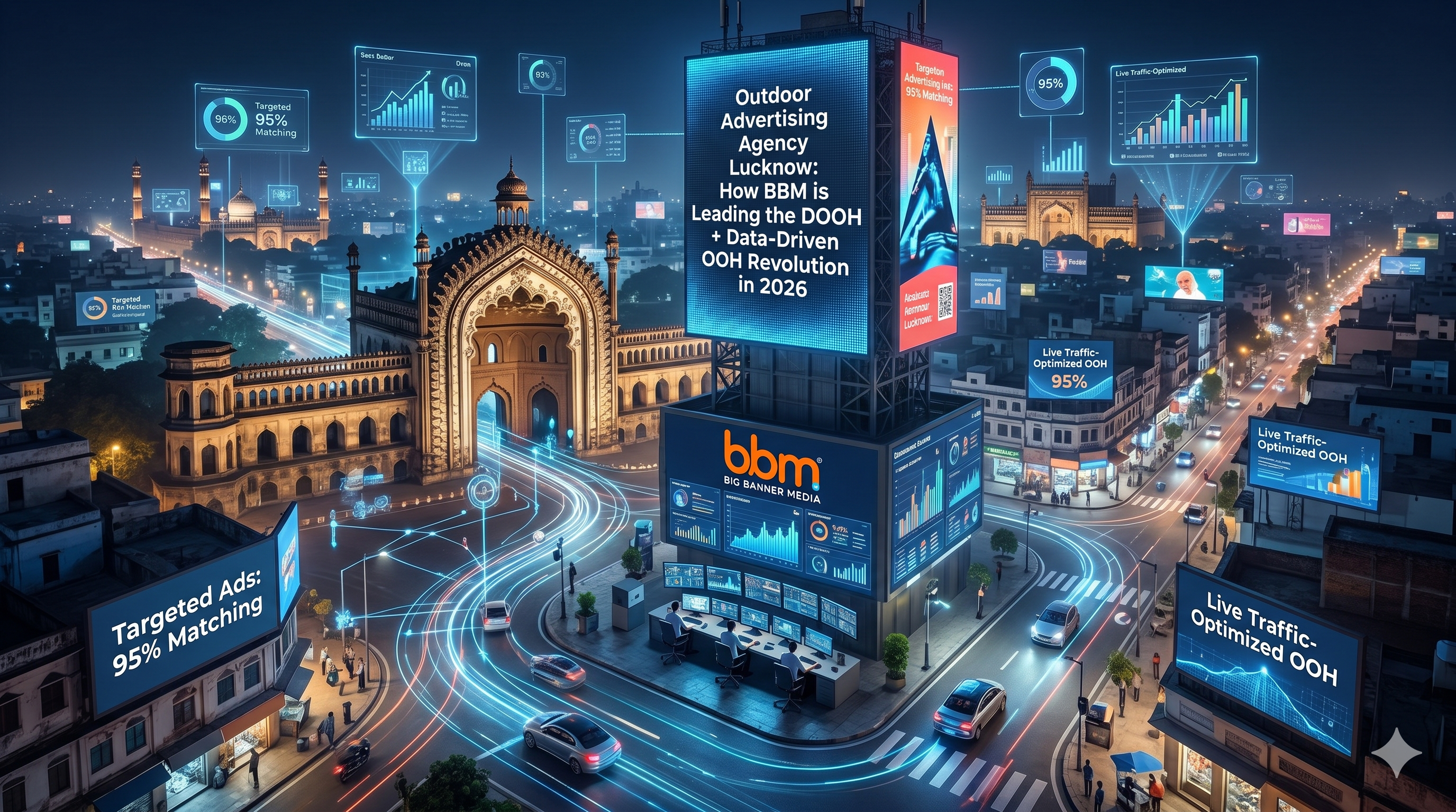 Outdoor Advertising Agency Lucknow: How BBM is Leading the DOOH + Data-Driven OOH Revolution in 2026
